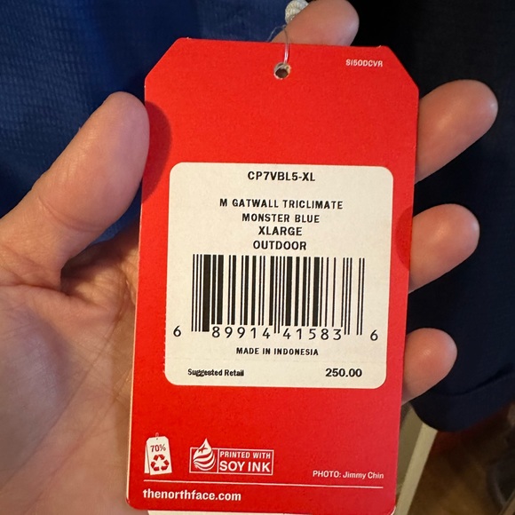 New Men’s North Face Gatwall Triclimate Jacket size XL - Picture 5 of 5
